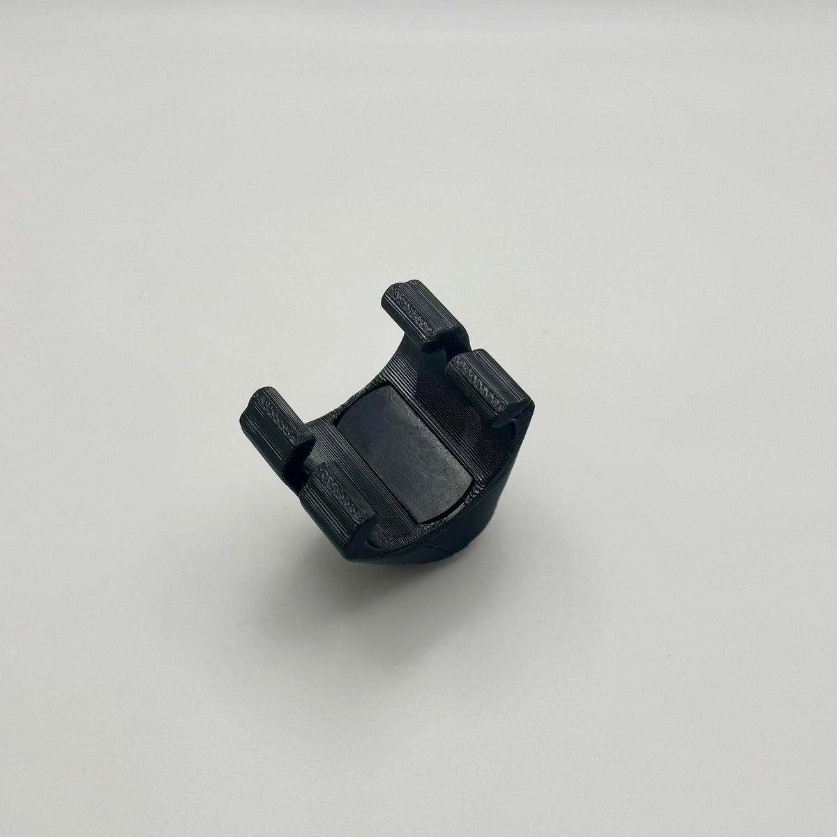 Newport Vessels motor cable handle track mount, TPU/Nylon, installed on T-track with handle inserted
