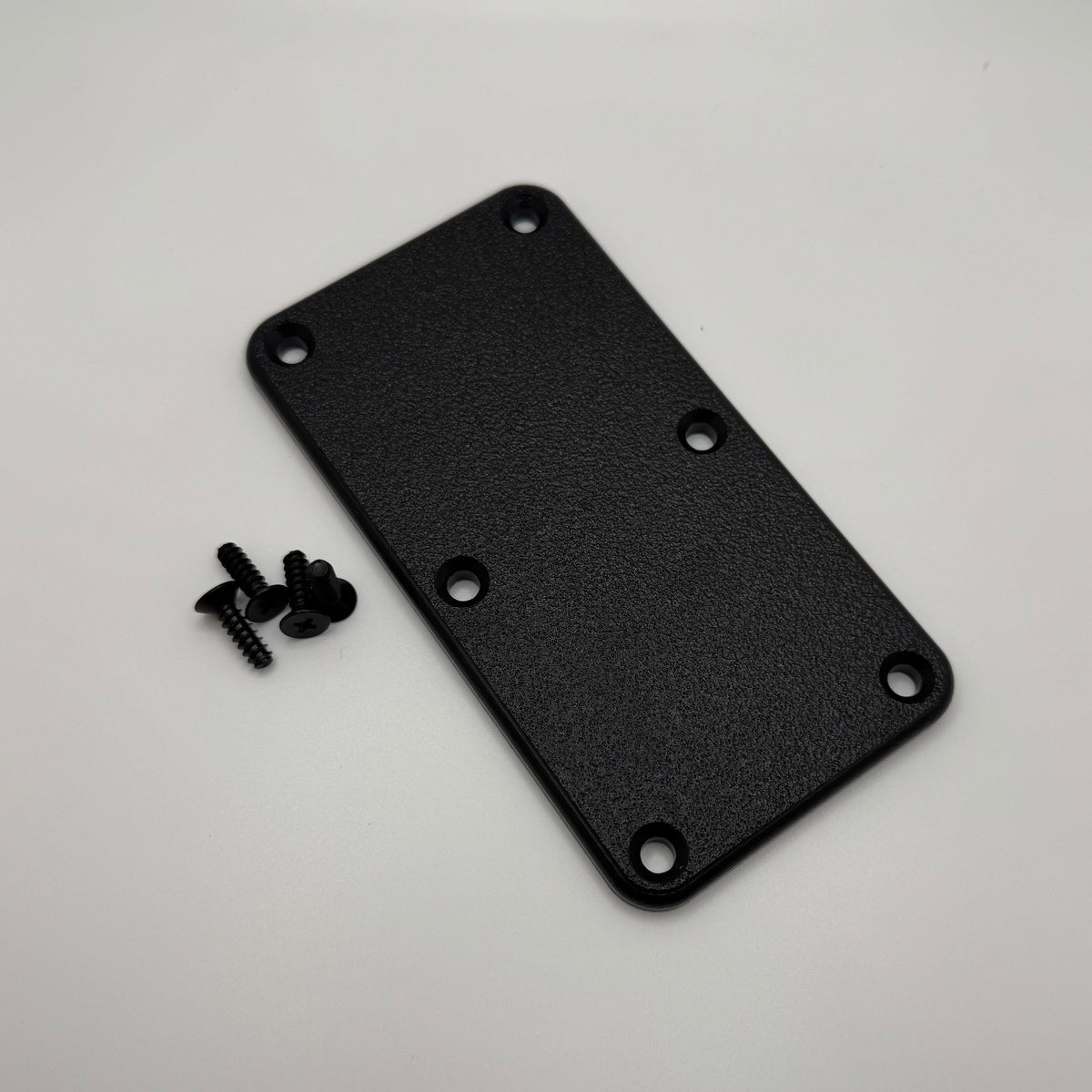 Native Titan X double rod tube delete plate installed on kayak deck, CNC HDPE, one side of pair