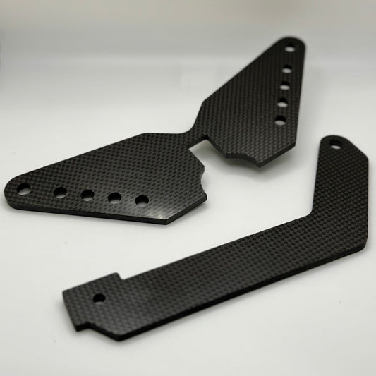 Newport Vessels Carbon Fiber Motor Steering Triangle and Lift Arm Kit