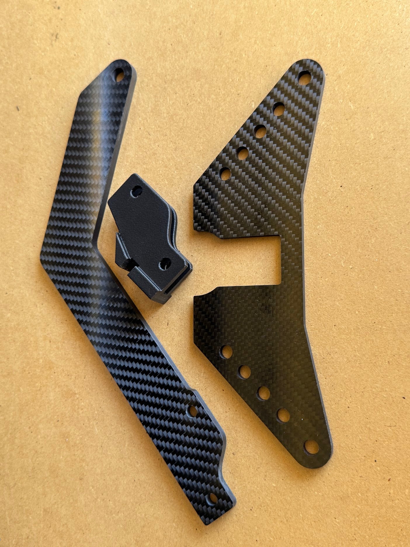 Newport Vessels Carbon Fiber Motor Steering Triangle and Lift Arm Kit (HD Motors)