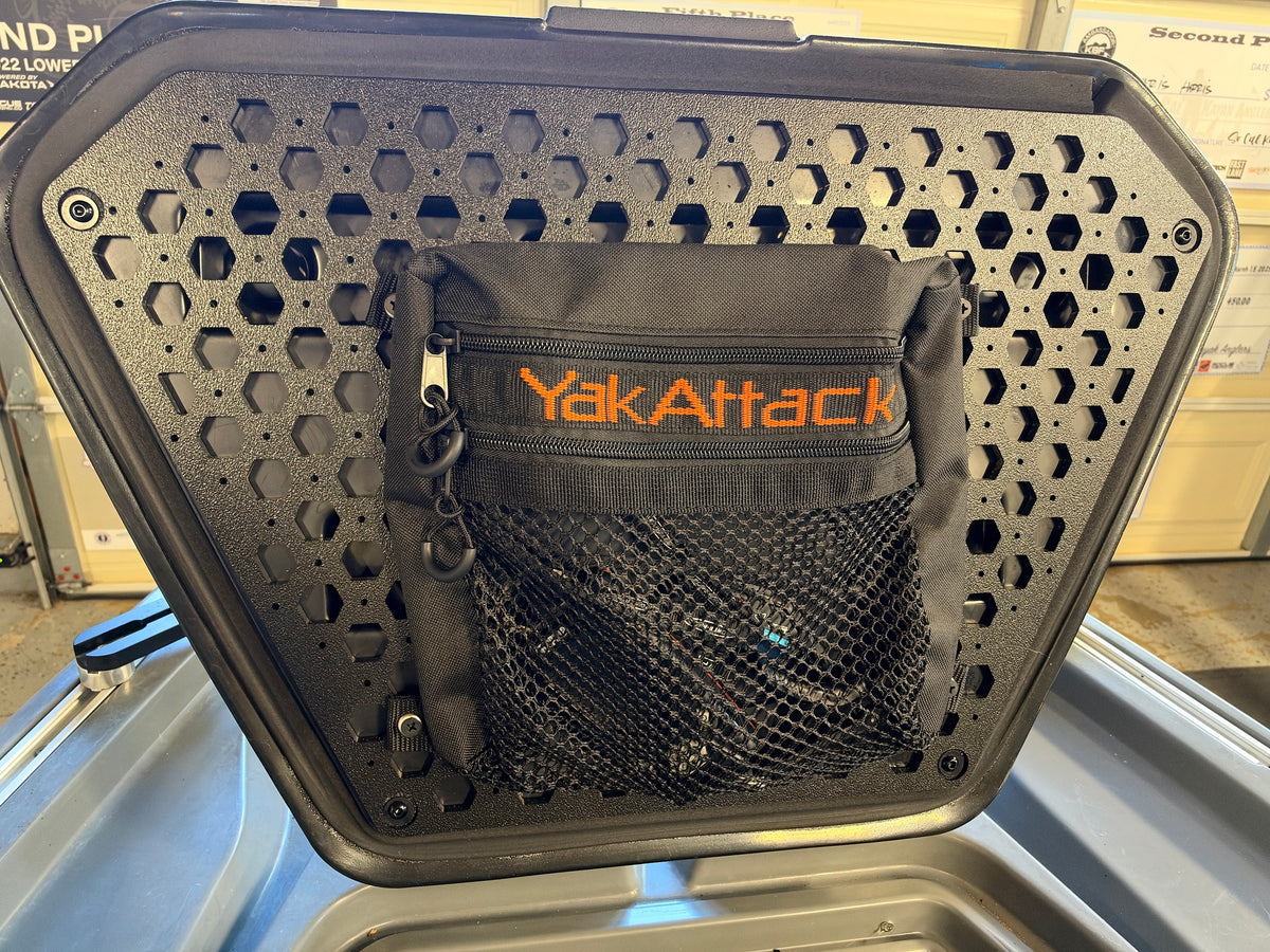 Bonafide XTR 130 front hatch mounting panel showing HexGrid hole pattern